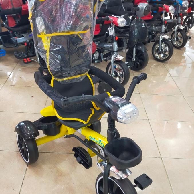 Sepeda Roda 3 Tiga GENIO BABY Kursi Putar 360 Tricycle Anak sepeda anak murah