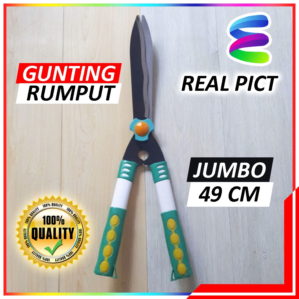 GUNTING RUMPUT / TAMAN Gunting Pangkas Tanaman - Gunting Rumput Gunting Dahan Super Tajam 49CM Pegangan Karet Pemotong Rumput Taman