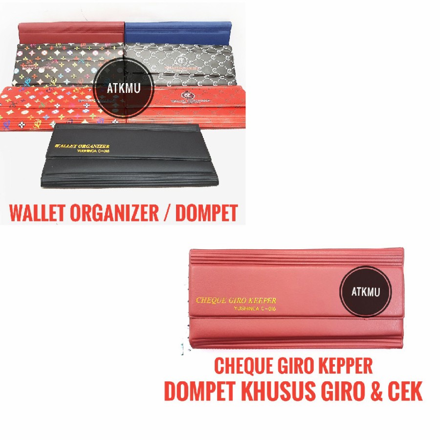 

CHEQUE GIRO KEEPER & WALLET ORGANIZER / Dompet Merk Yushinca