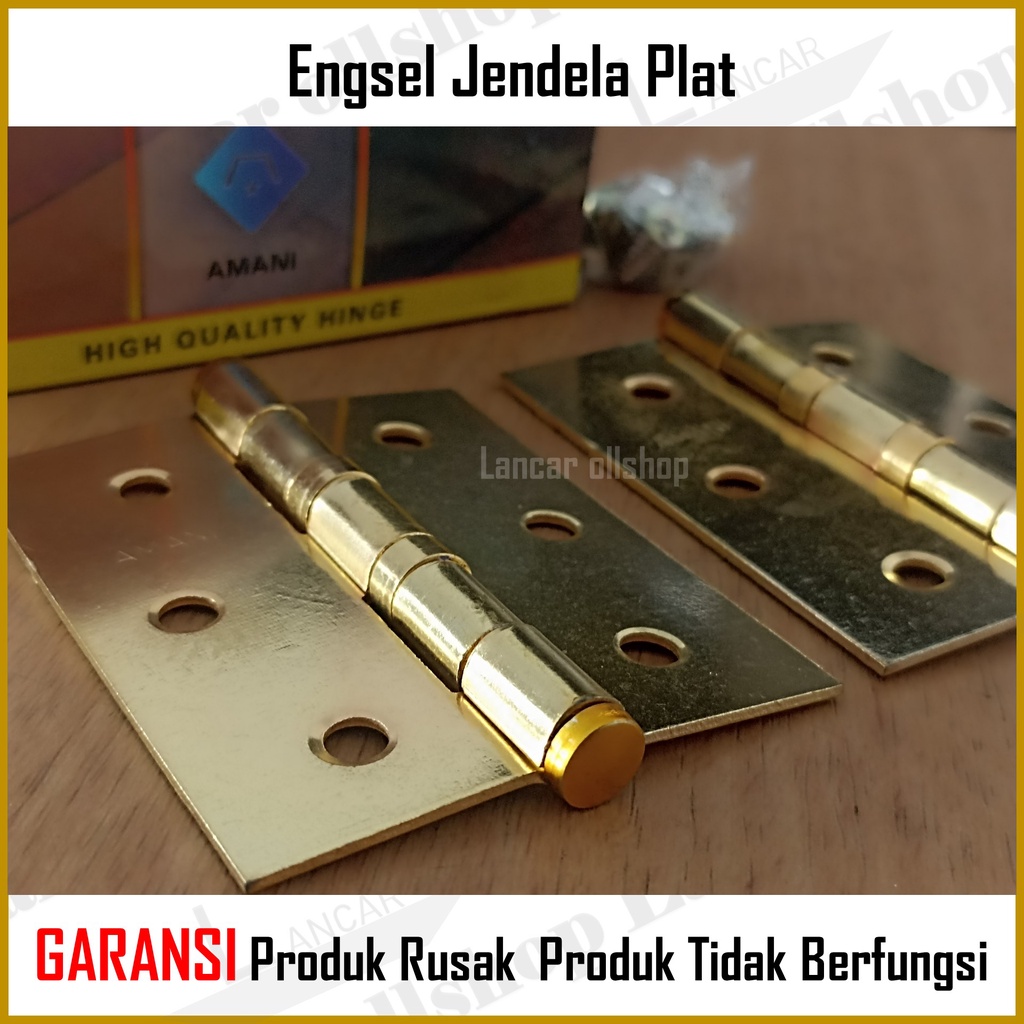 Engsel pintu plat 3 inch GP / Engsel jendela