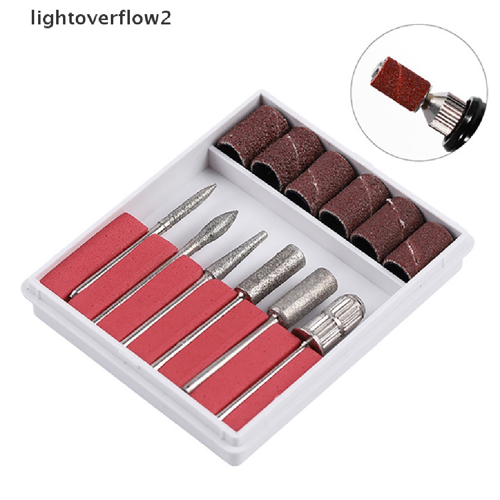 (lightoverflow2) Mesin Kikir Kuku Elektrik Portable Untuk Manicure / Pedicure