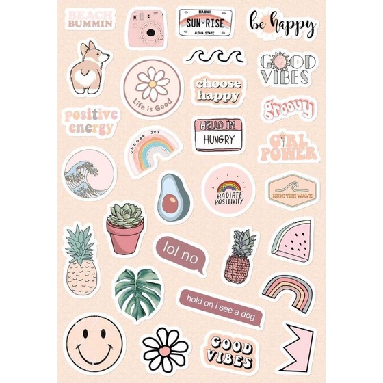 

stiker scrapbook stiker vintage sticker memo sticker jurnalis