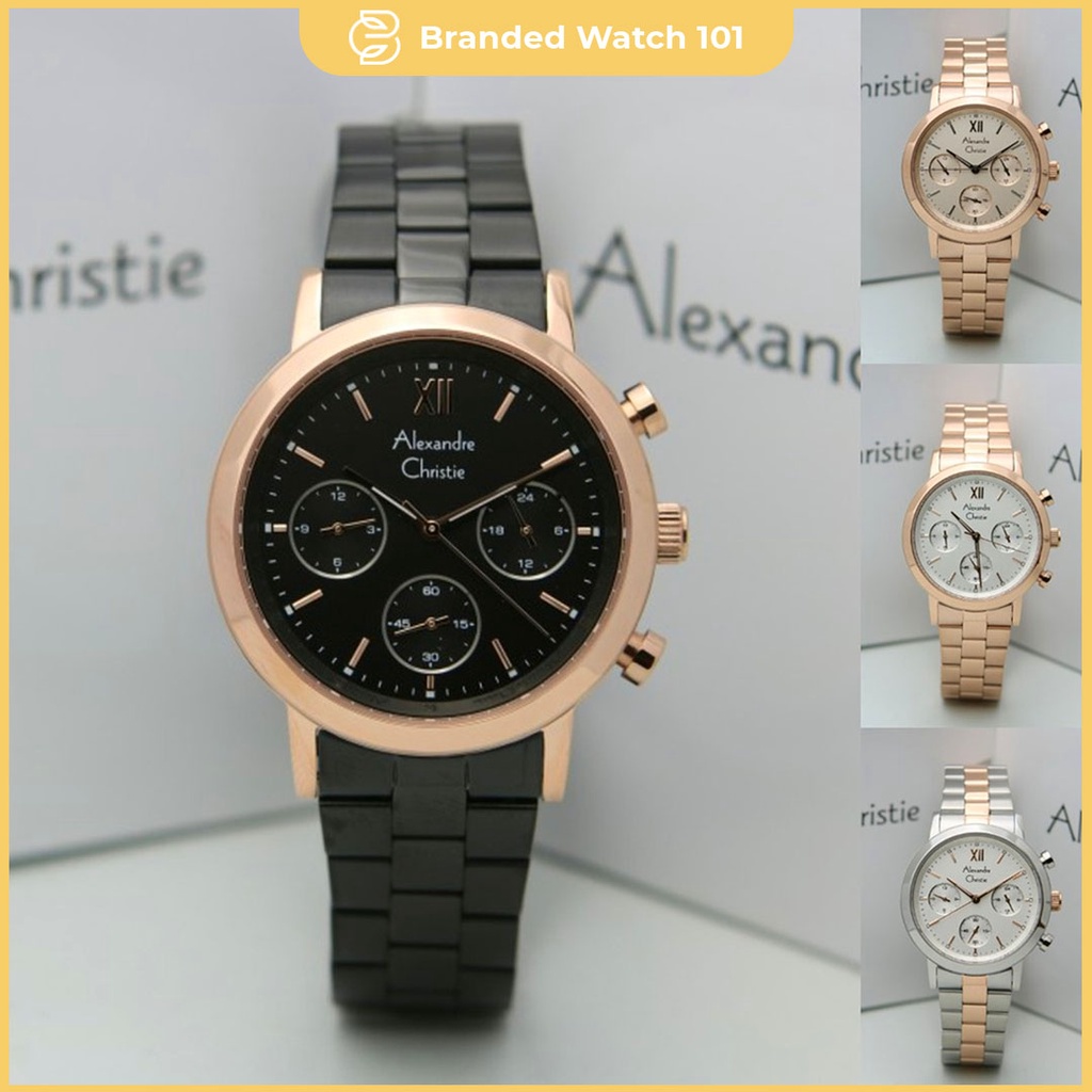 ORIGINAL Jam Tangan Wanita Alexandre Christie AC 2901 / AC2901 / 2901 Garansi Resmi 1 Tahun.