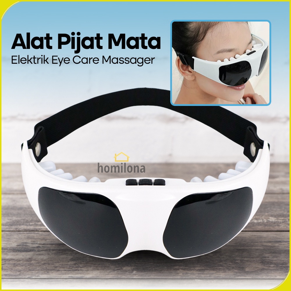 Alat Pijat Mata Elektrik Eye Care Massager XTK 018 White