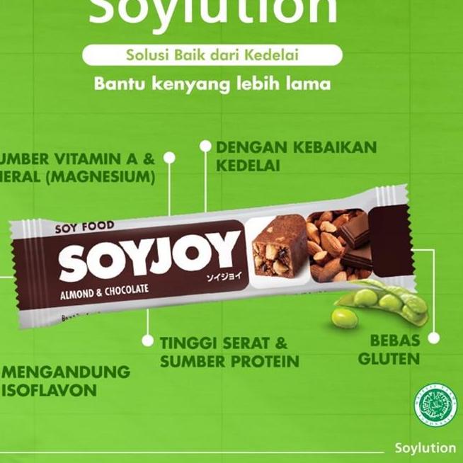 

Terlaris Today Soyjoy Strawberry 30 gr + Soyjoy Almond & Chocolate 30 gr gas !!