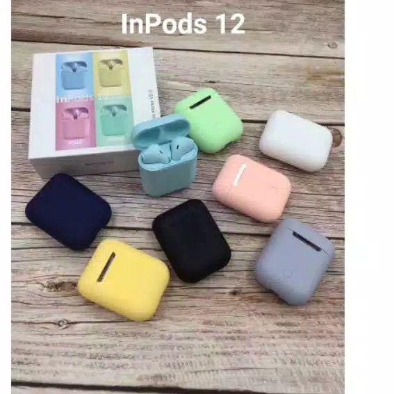 10.10 FLASH SALE DENNOS INPODS 12 Headset Bluetooth I7S TWS I9S Macaron Earphone Bluetooth 5.0 Twins