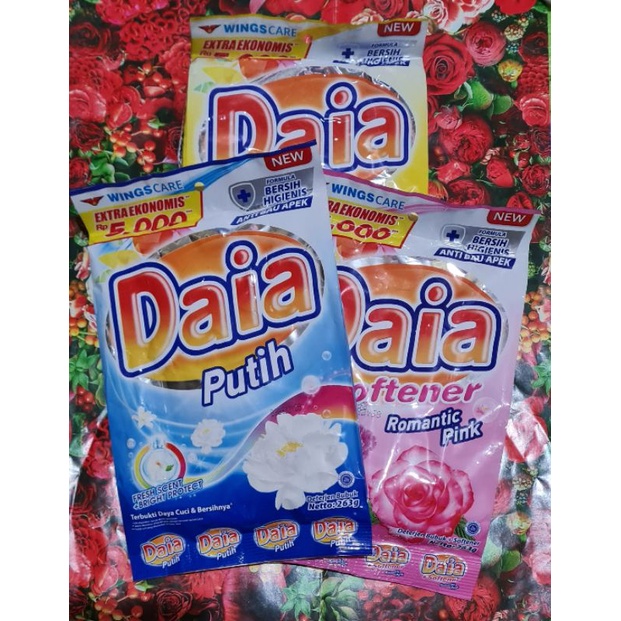 WINGS CARE | DAIA 5000 deterjen bubuk 263g [ pcs ]