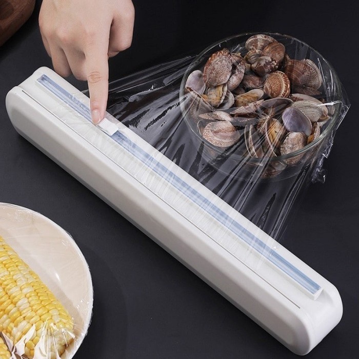 barokah gamis PLASTIC FILM CUTTER Foil Cling Film Wrap