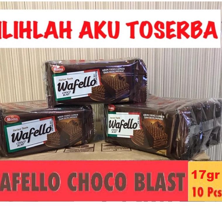 

code2i2Hw--Roma Wafello Choco Bst 17 gr - (HARGA 1 RENCENG isi 10 pcs)