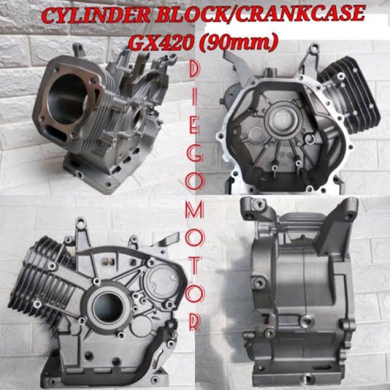 Gx420 Cylinder block blok only boring mesin pengerak 18Hp Gx 420