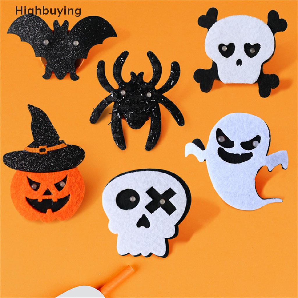 Pin Bros Glowing Bentuk Labu Hantu Tengkorak Untuk Dekorasi Pesta Halloween Glory