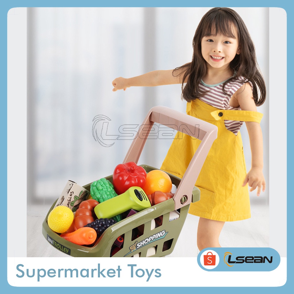 MAINAN SUPERMARKET SET TROLLEY | MAINAN PLAY PRETEND BELANJA