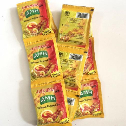 

Jahe Merah AMH 1 renceng /12sachet