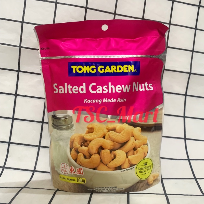 

Tong Garden Salted Cashewnut 160g - Kacang Mete Asin / Tong / Garden / Salted / Cashewnut / 160g / Kacang / Mete / Asin