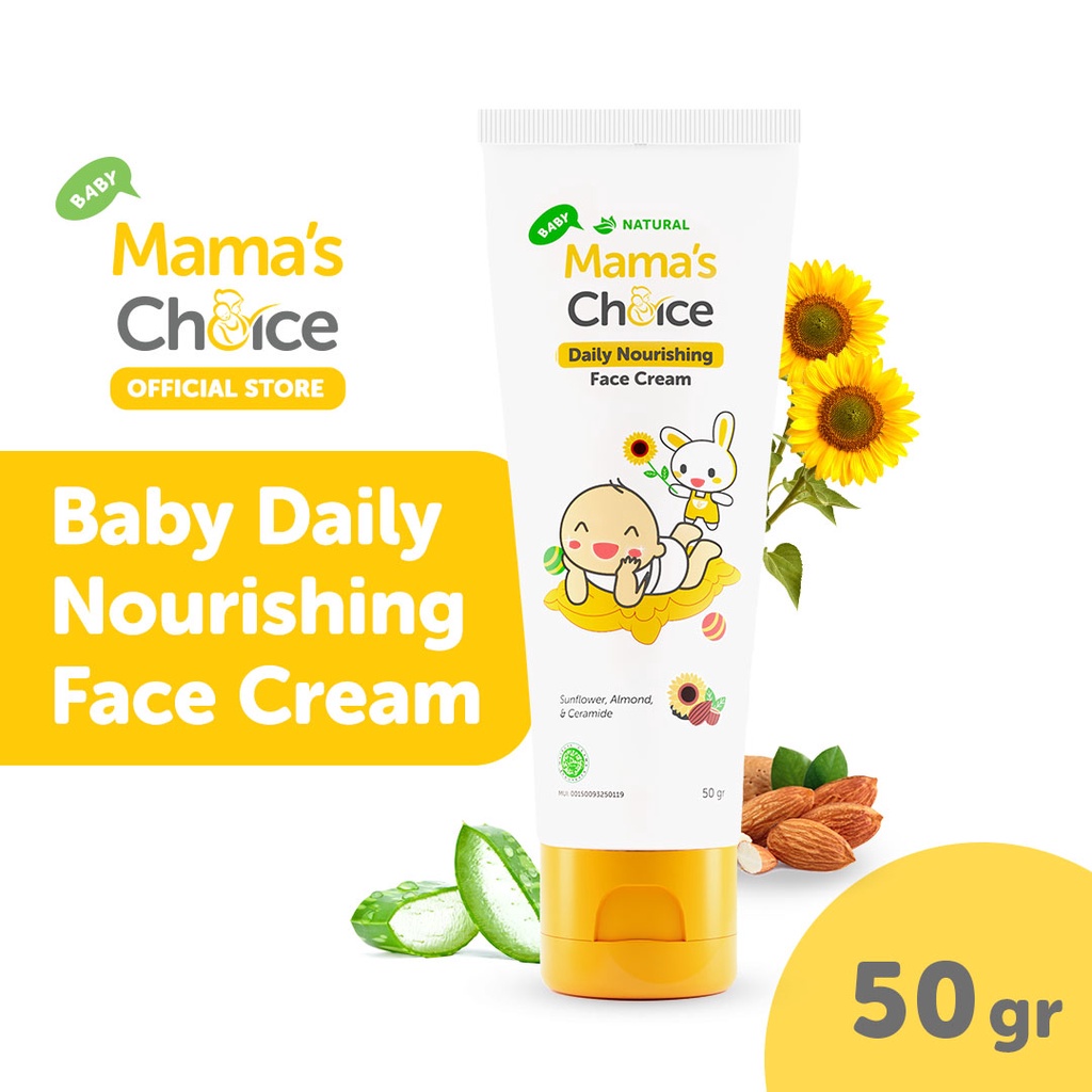 Mama's Choice Baby Daily Nourishing Face Cream Krim Wajah Bayi