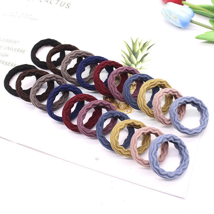 Ikat Rambut Elastis Wanita Isi 20 PCS No Box Fashion Wanita Korea MALLSHOPPING