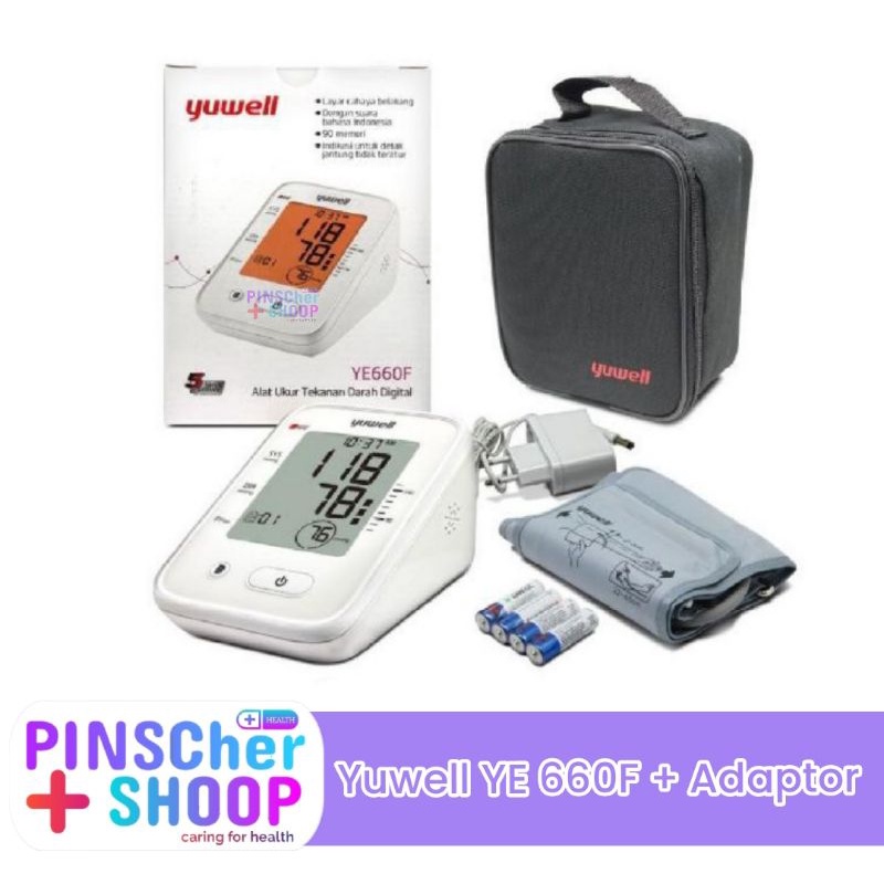 Tensimeter Digital Yuwell YE 660 F Alat Ukur Tekanan Darah