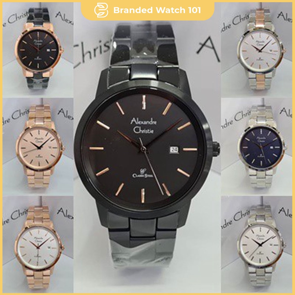 ORIGINAL Jam Tangan Pria Alexandre Christie AC 8645 / AC8645 / 8645 Garansi Resmi 1 Tahun.
