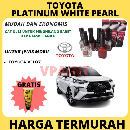 CAT OLES MOBIL TOYOTA VELOZ PUTIH PLATINUM WHITE PEARL