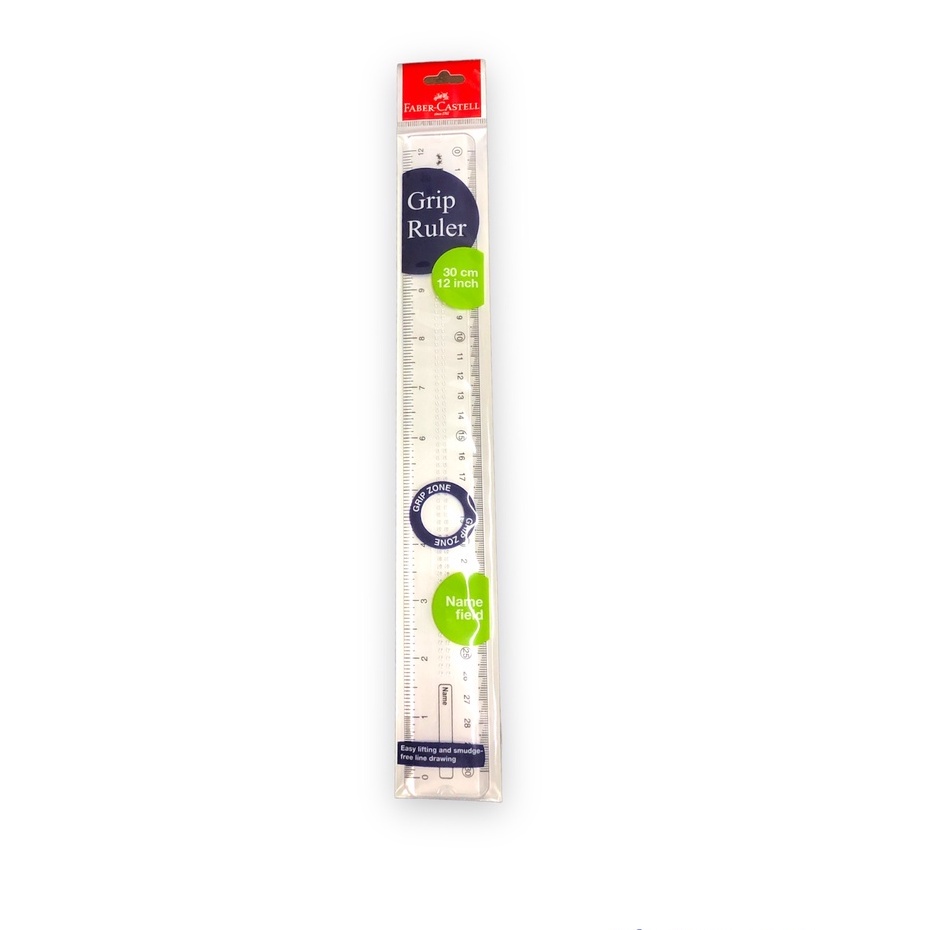 

Penggaris Faber castell Grip Ruler 30 cm #171220 Mistar 30 cm Grip - Satuan- SHABG