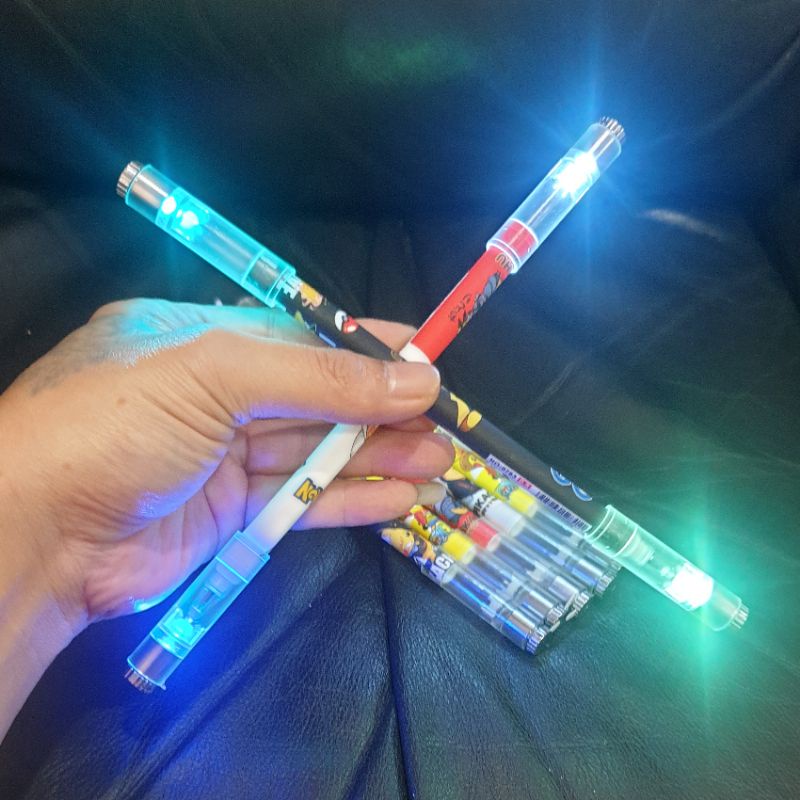 SPINNING PEN POKÉMON LED / PEN PUTAR / PEN AJAIB / PEN ANTI STRESS / PEN BALANCE BISA PILIH WARNA