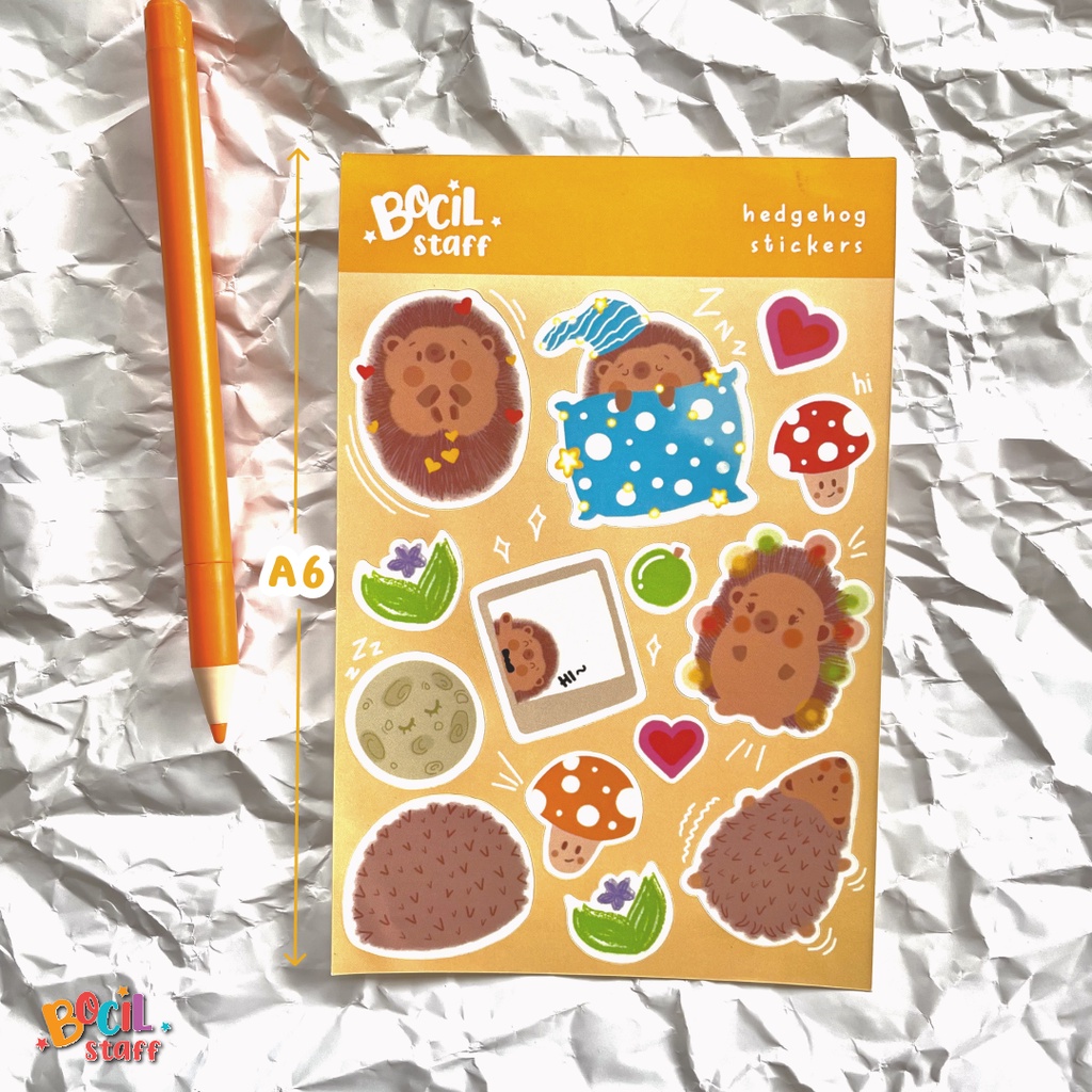 

[bocilstaff] STIKER AESTHETIC Hedgehog [PRE-ORDER] | Sticker Hp| Sticker Diary| Stiker Jurnal| Stiker Kawaii| StikerLaptop| Stiker lucu| Stiker hias