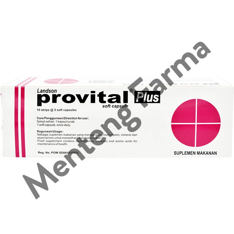 Provital Plus 5 Kapsul - Multivitamin Jaga Daya Tahan Tubuh