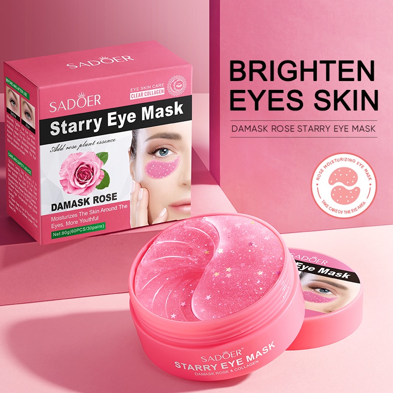 SADOER Starry Eye Mask | Moisturizing | Moisturizing Eye Care | Eye Mask | Masker Mata | BISA COD - MURAH