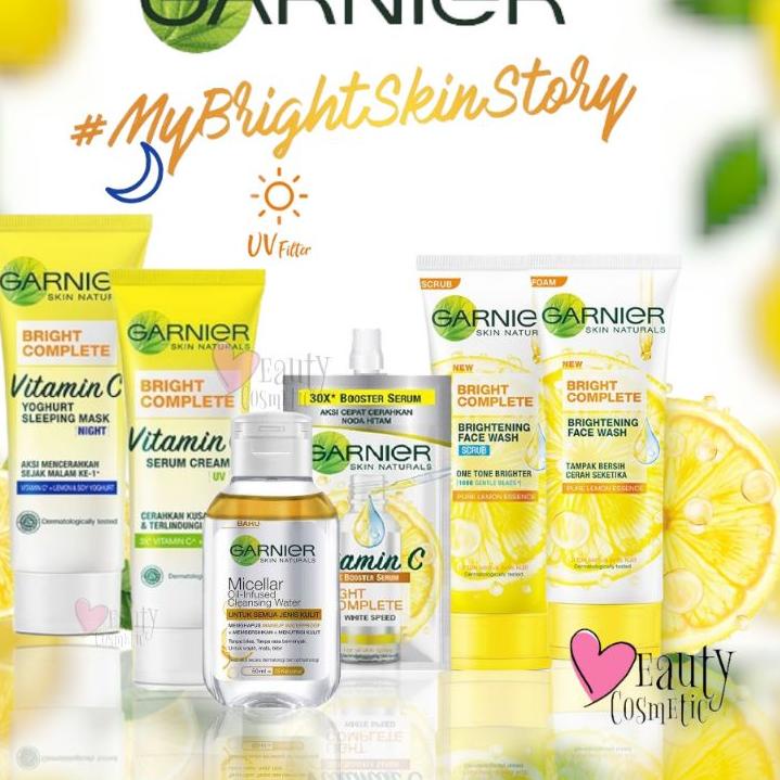 Big Sale DRFjk [PROMO] Garnier Paket Travel Lengkap || Garnier Bright Complete 81 Ready