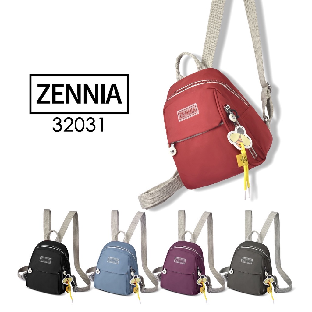 Tas Ransel Mini Zennia 32031 Multifungsi Motif Terbaru Tas Kecil Fashion