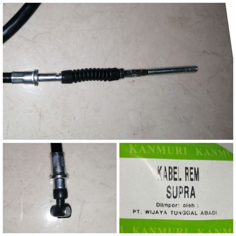 Kabel tali rem depan supra tromol kanmuri