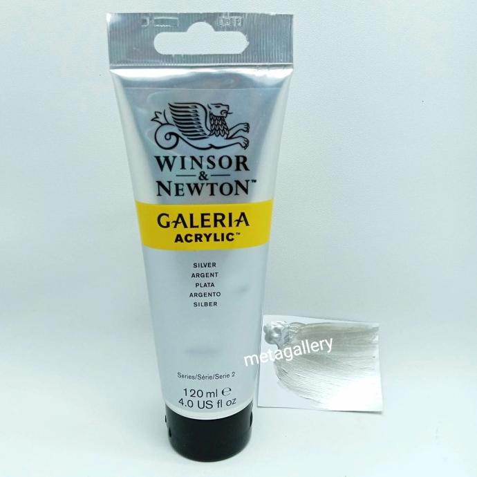 

CAT AKRILIK GALERIA ACRYLIC COLOUR 120 ML SILVER WINSOR & NEWTON Non COD