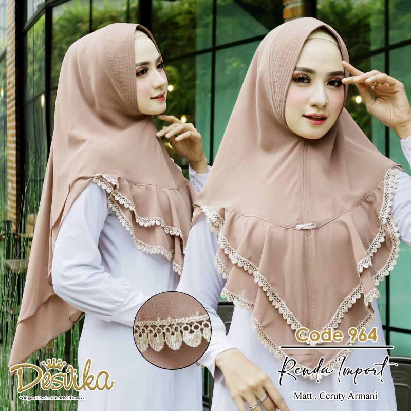 HIJAB INSTAN/ Hijab Desvika code 964 by DESVIKA