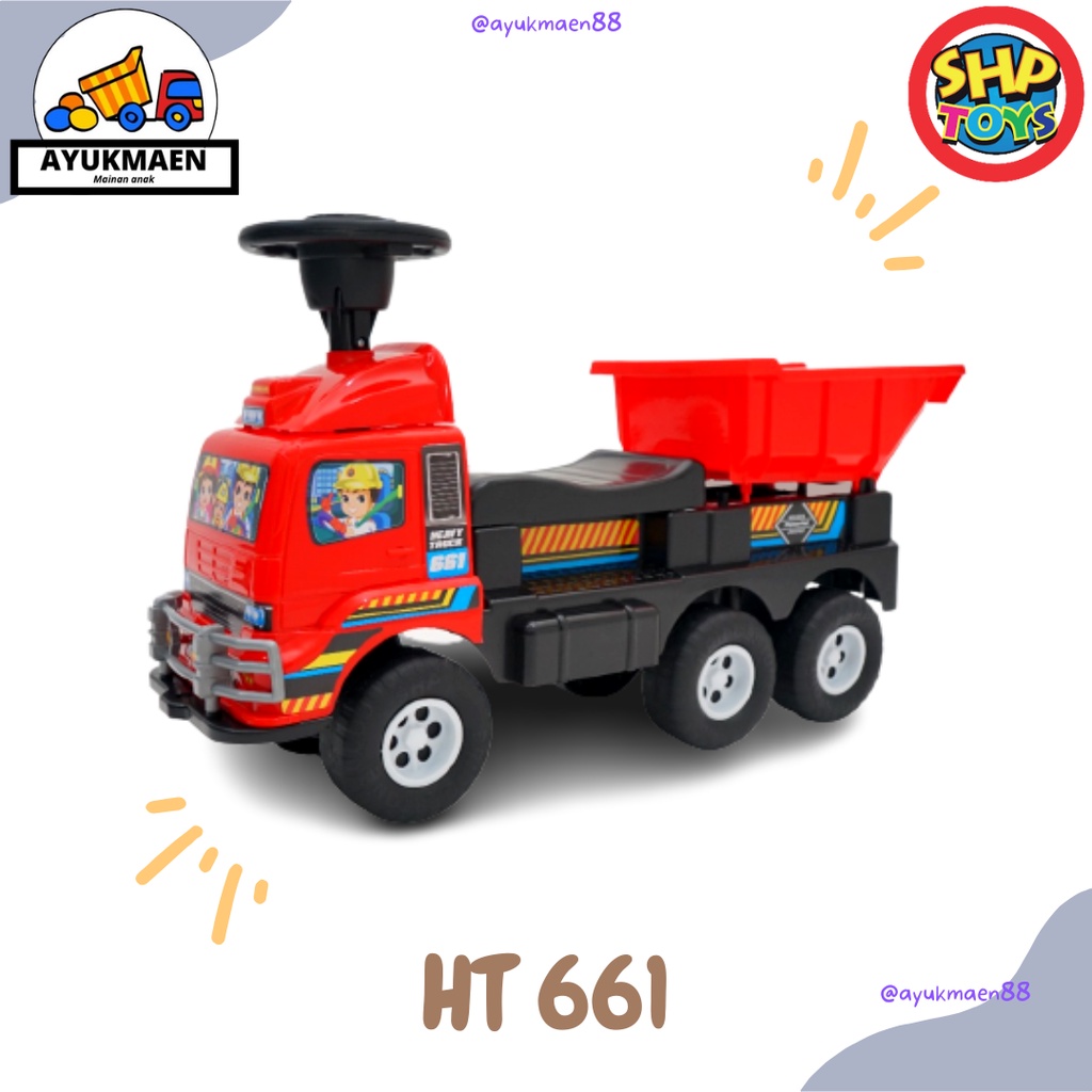 Jual Maenan Mobilan Tunggang Truk Pasir Truk Ht 661 Shp Toys Mainan