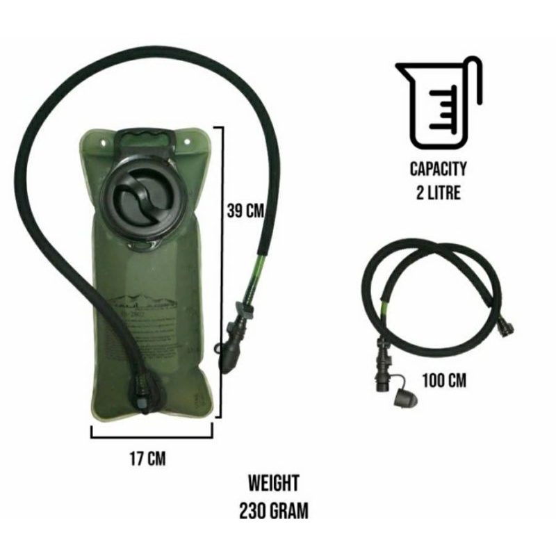 KANTUNG AIR/WATER BLADDER DHAULAGIRI 2802 2 Liter
