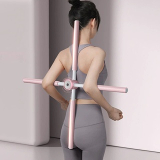 Tongkat Yoga Stretch Stick Yoga Alat Bantu Olahraga Alat Bantu Penegak Punggung