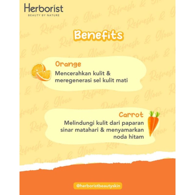 Herborist Body Serum Orange &amp; Carrot Extracts / Herborist Orange Carrot Body Serum