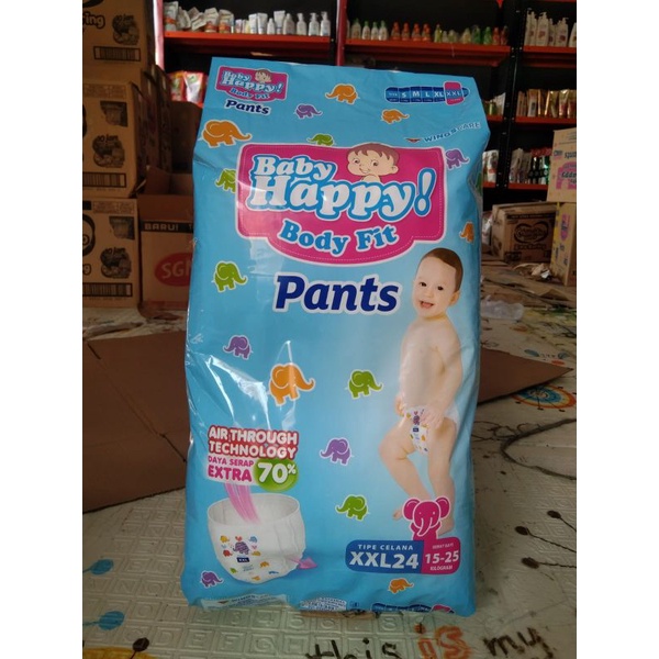 Baby Happy Pants [S38+2 / L30 / M34 / XL26 / XXL24]