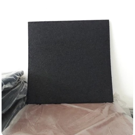 KARPET KARET RUBBER TILE 50 x 50 x 1.5 CM ALAS FITNESS GYM FLOOR