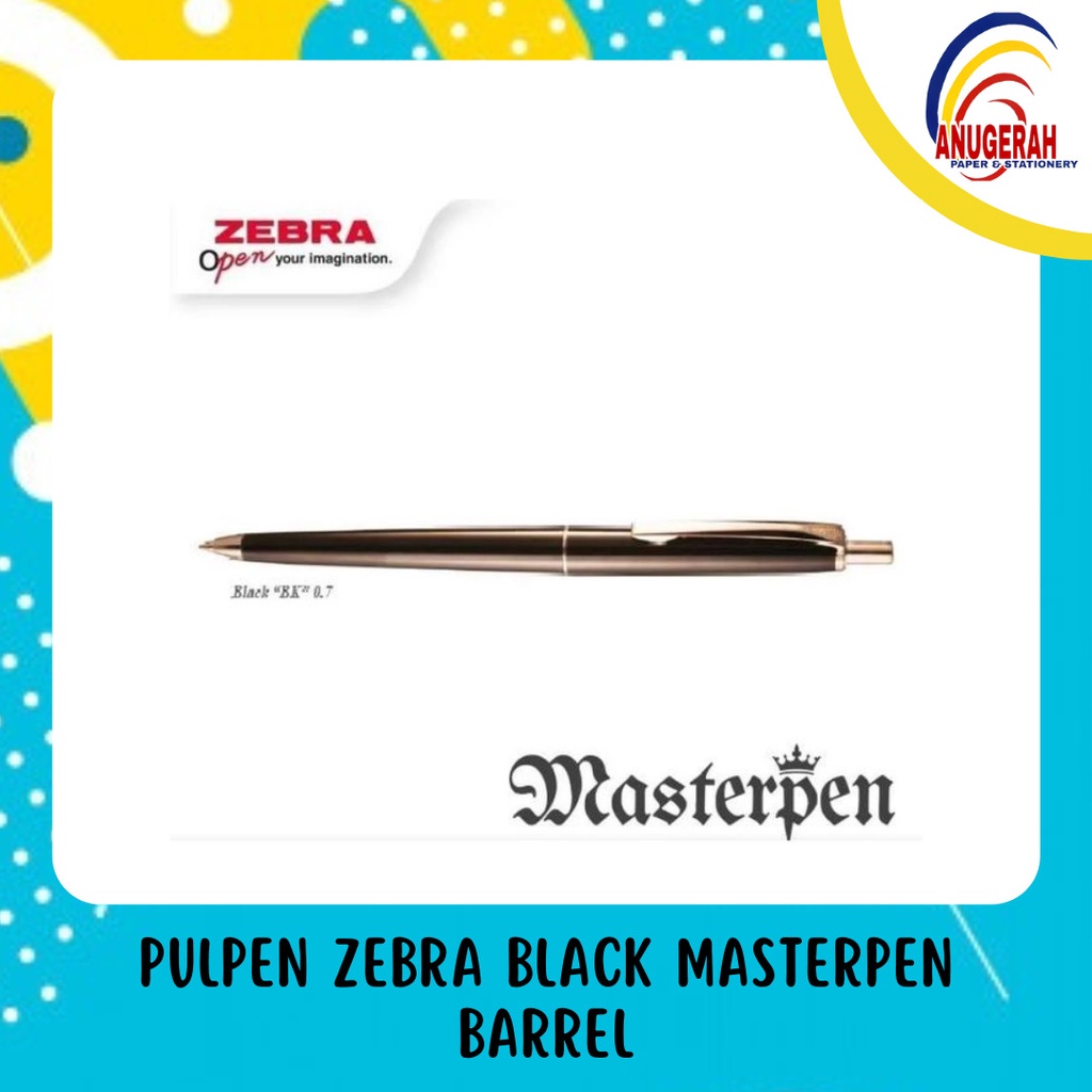 

PULPEN ZEBRA BLACK MASTERPEN BARREL (PCS)