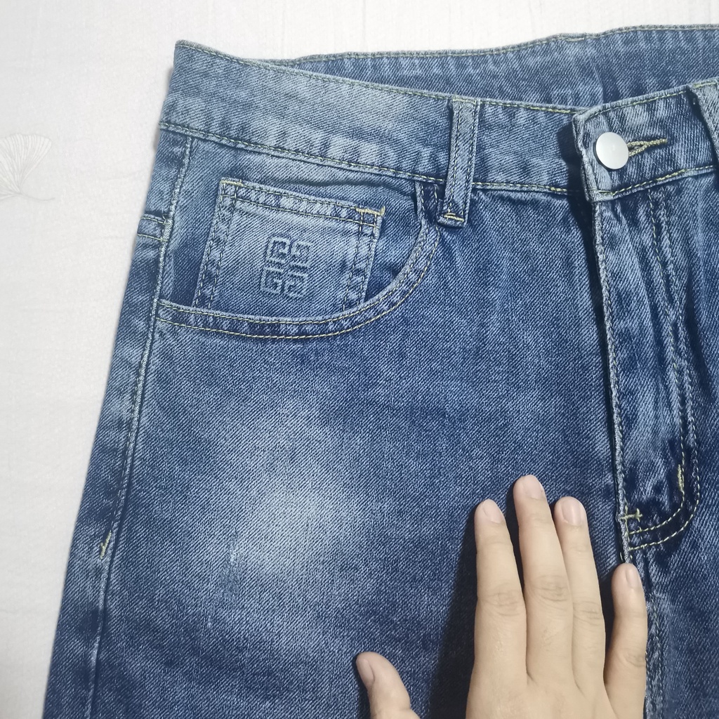 Celana jeans panjang pria Jeans pria slim fit jeans Korean style pria Celana laki laki dewasa