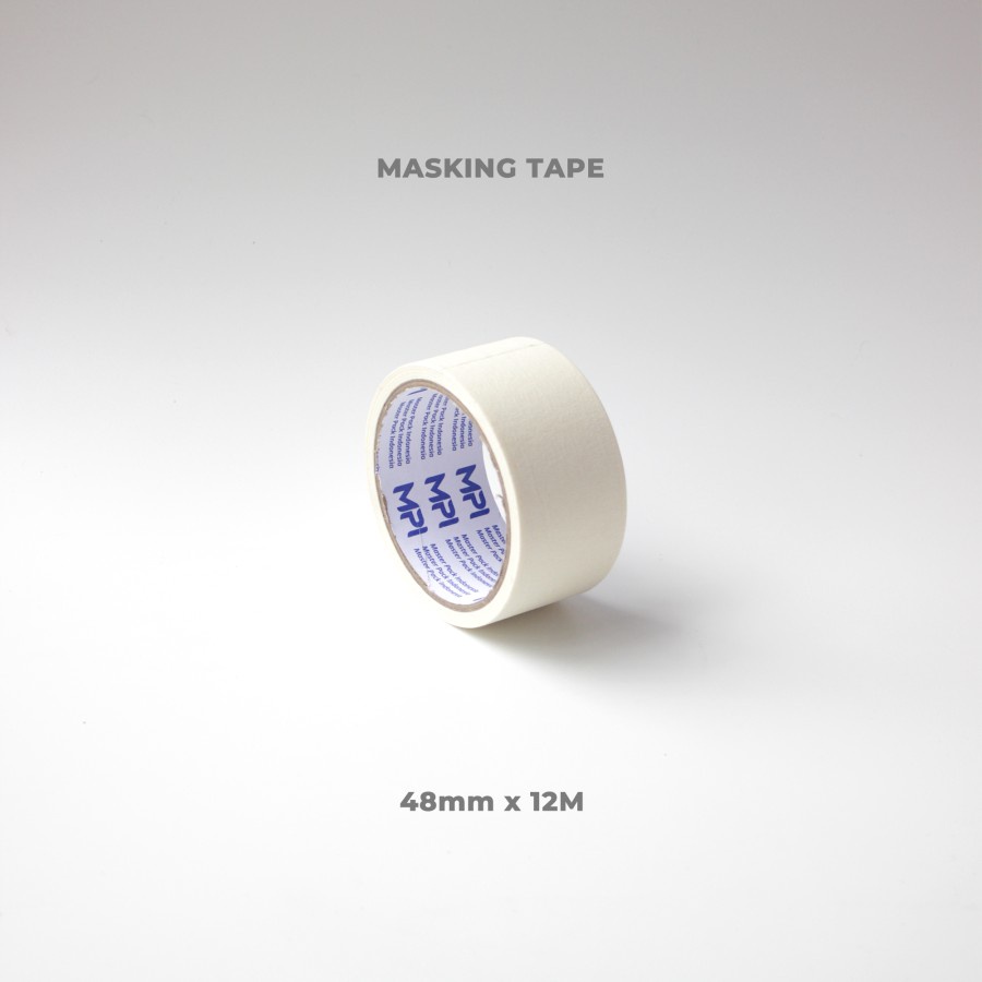 Jual Masking Tape Mpi Mm X Meter Lakban Kertas Mpi Mm X Meter Shopee Indonesia