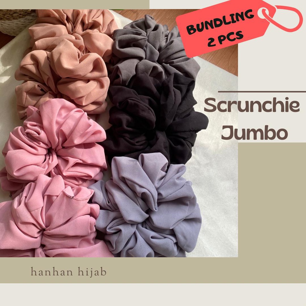 𝗛𝗮𝗻𝗵𝗮𝗻 𝗛𝗶𝗷𝗮𝗯 - Scrunchie Jumbo/Ikat Rambut/Cepol Hijab
