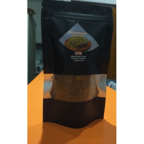 

Serundeng Ayam100g,,Serundeng Teri 90g, Serundeng Ketumbar LiYan 45g
