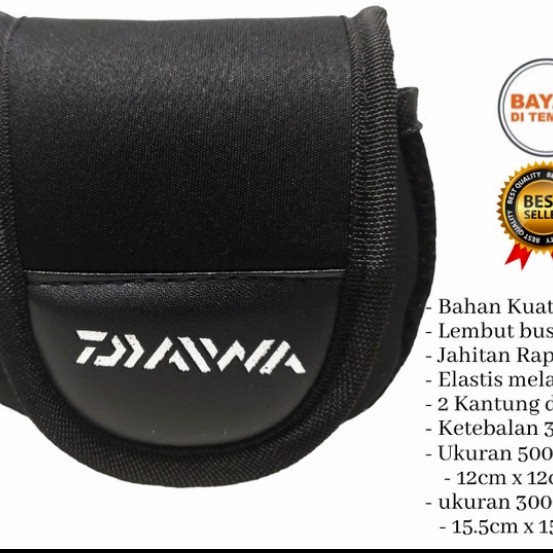 Cover sarung Reel pancing Daiwa Tebal Tas pelindung Reel pacing Daiwa