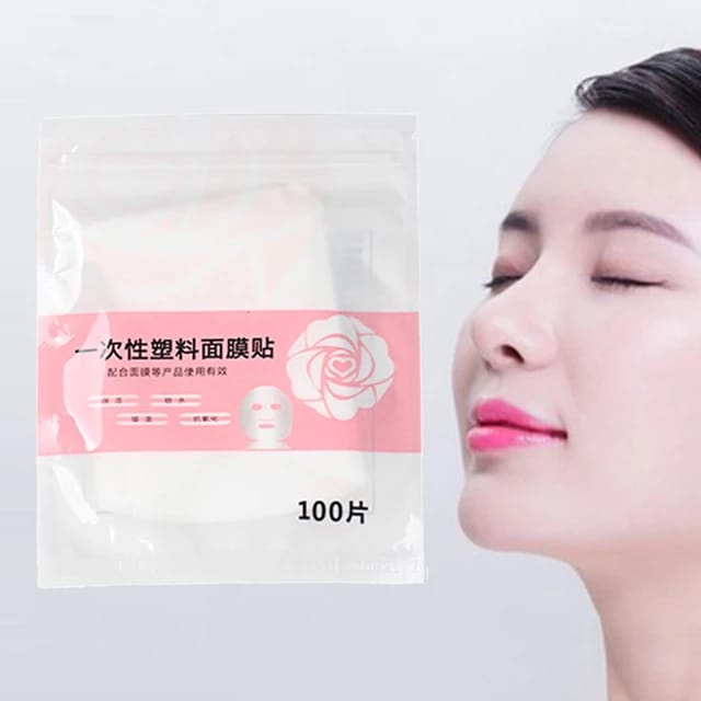 Jual (COD BISA) MASKER WAJAH PLASTIK SEKALI PAKAI HARGA PER BUNGKUS