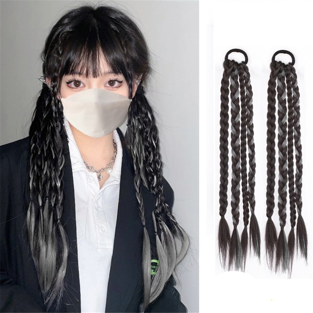 1pc Tali Rambut Kepang Twist Untuk Aksesoris Wanita