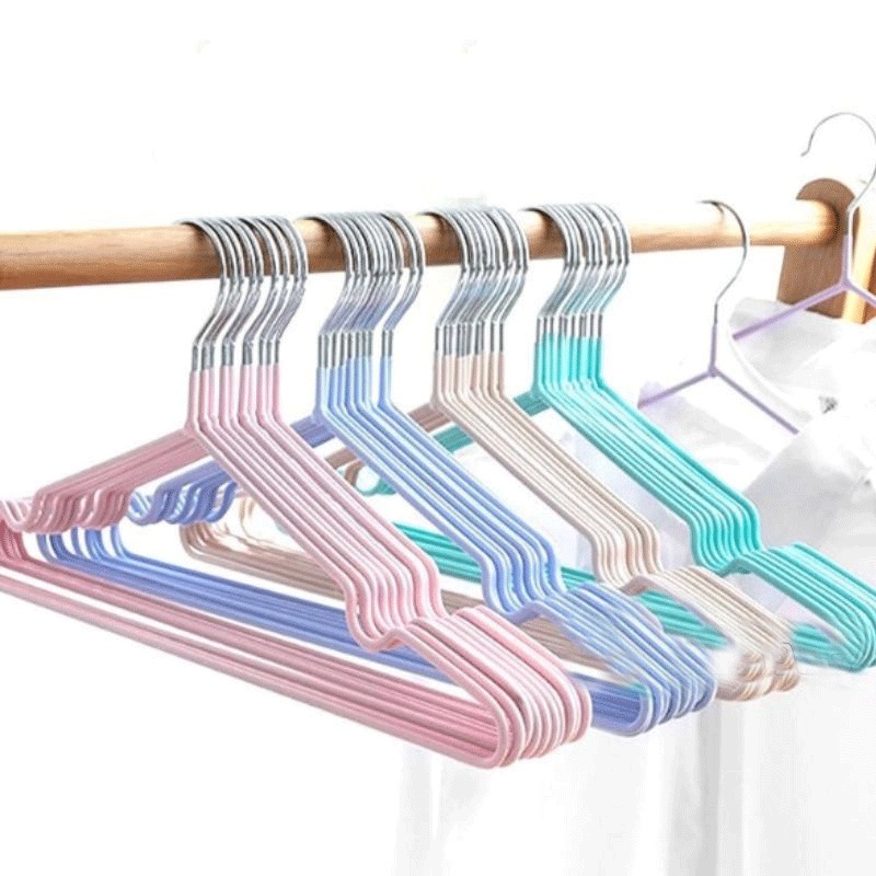 Gantungan Serbaguna  Gantungan Baju Stainlees Steel 10pcs Hanger Hanger Dewasa