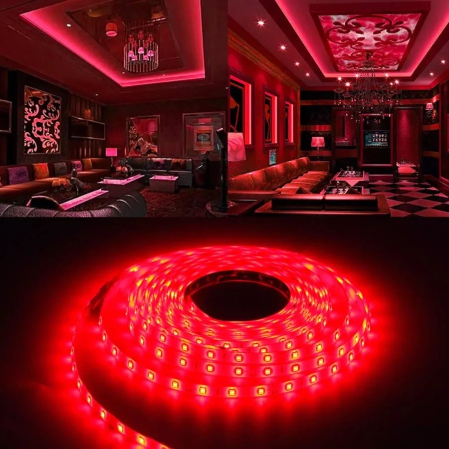 LAMPU SELANG LED WARNA MERAH SMD 5050 LAMPU HIAS WATERPROOF