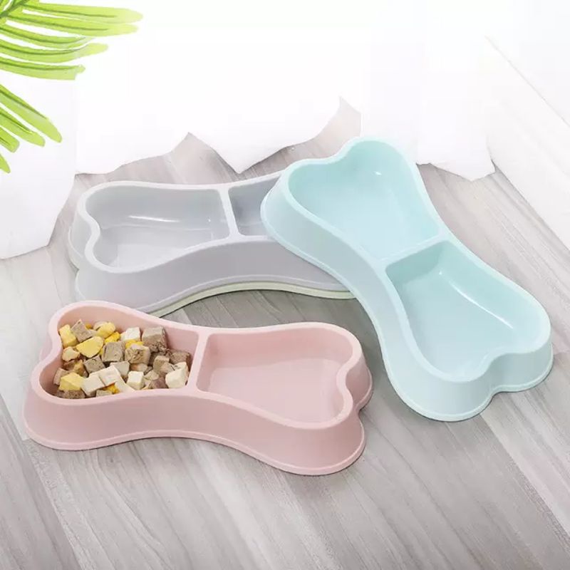 Tempat Makan Kucing Double | Pet Bowl Chew Double